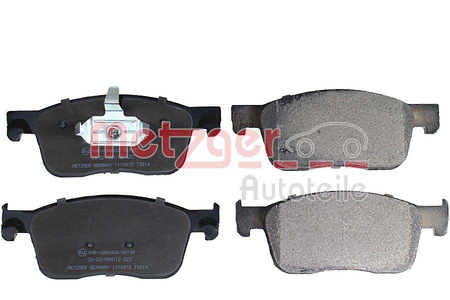 METZGER 1170972 GREENPARTS Bremsbelagsatz, Scheibenbremse